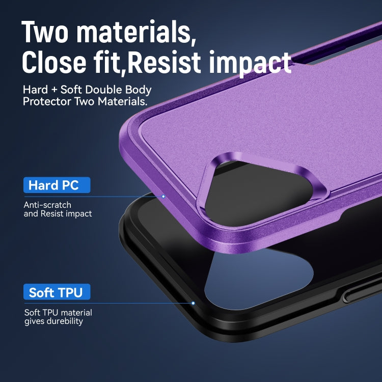 For iPhone 16 Plus Pioneer Armor Heavy Duty PC + TPU Phone Case