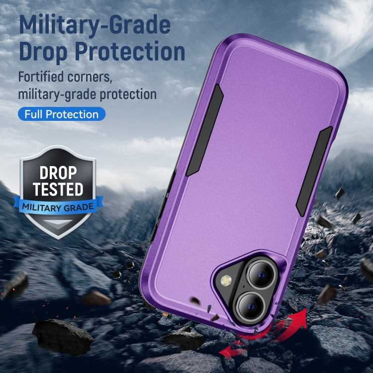 For iPhone 16 Plus Pioneer Armor Heavy Duty PC + TPU Phone Case