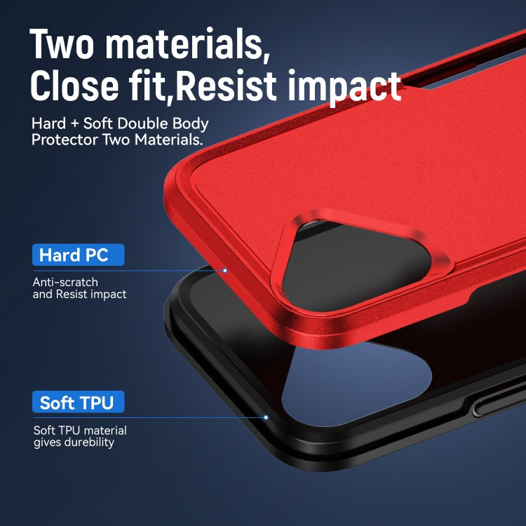 For iPhone 16 Pioneer Armor Heavy Duty PC + TPU Phone Case