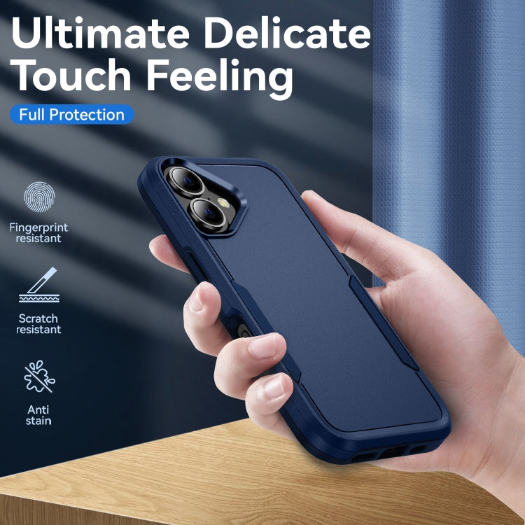 For iPhone 16 Pioneer Armor Heavy Duty PC + TPU Phone Case