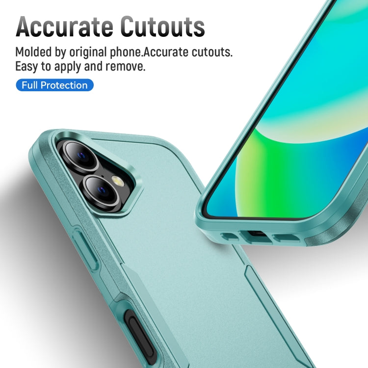 For iPhone 16 Pioneer Armor Heavy Duty PC + TPU Phone Case