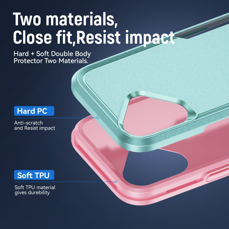 For iPhone 16 Pioneer Armor Heavy Duty PC + TPU Phone Case