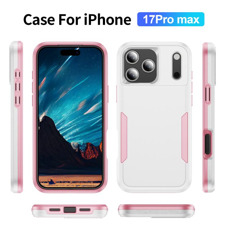 For iPhone 17 Pro Max Pioneer Armor Heavy Duty PC + TPU Phone Case