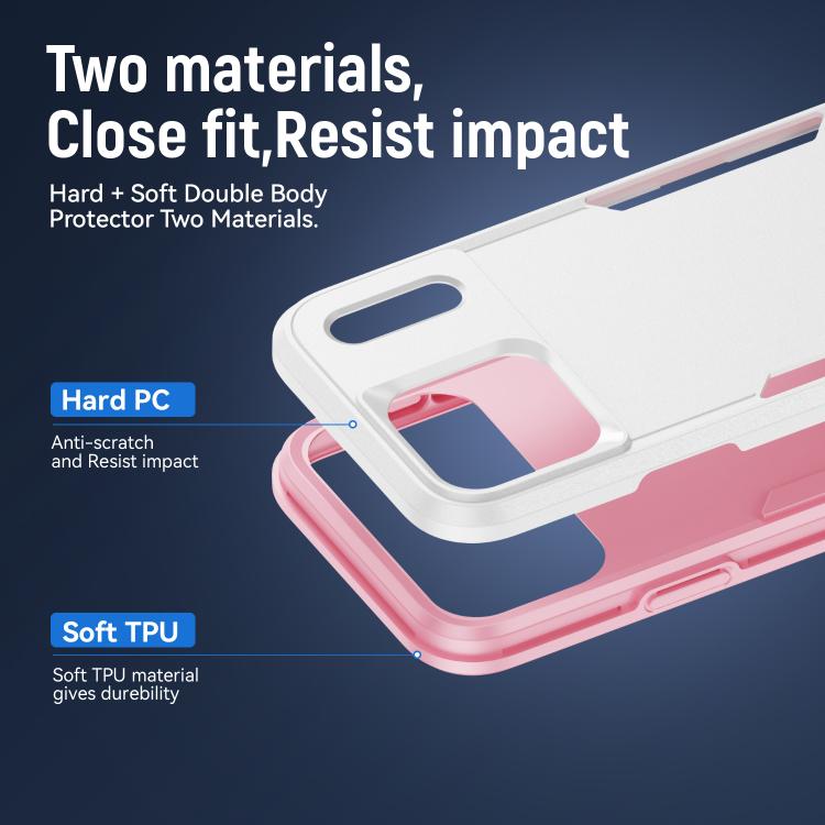 For iPhone 17 Pro Max Pioneer Armor Heavy Duty PC + TPU Phone Case