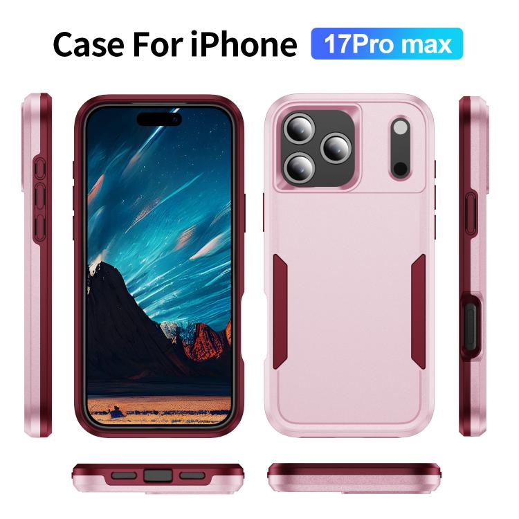 For iPhone 17 Pro Max Pioneer Armor Heavy Duty PC + TPU Phone Case