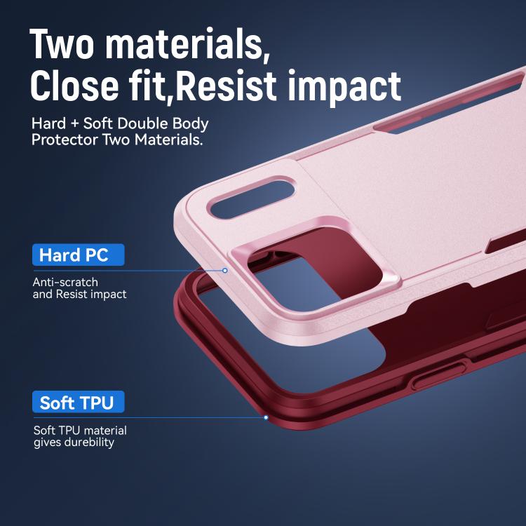 For iPhone 17 Pro Max Pioneer Armor Heavy Duty PC + TPU Phone Case