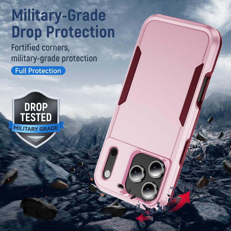 For iPhone 17 Pro Max Pioneer Armor Heavy Duty PC + TPU Phone Case