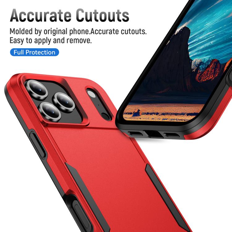 For iPhone 17 Pro Max Pioneer Armor Heavy Duty PC + TPU Phone Case