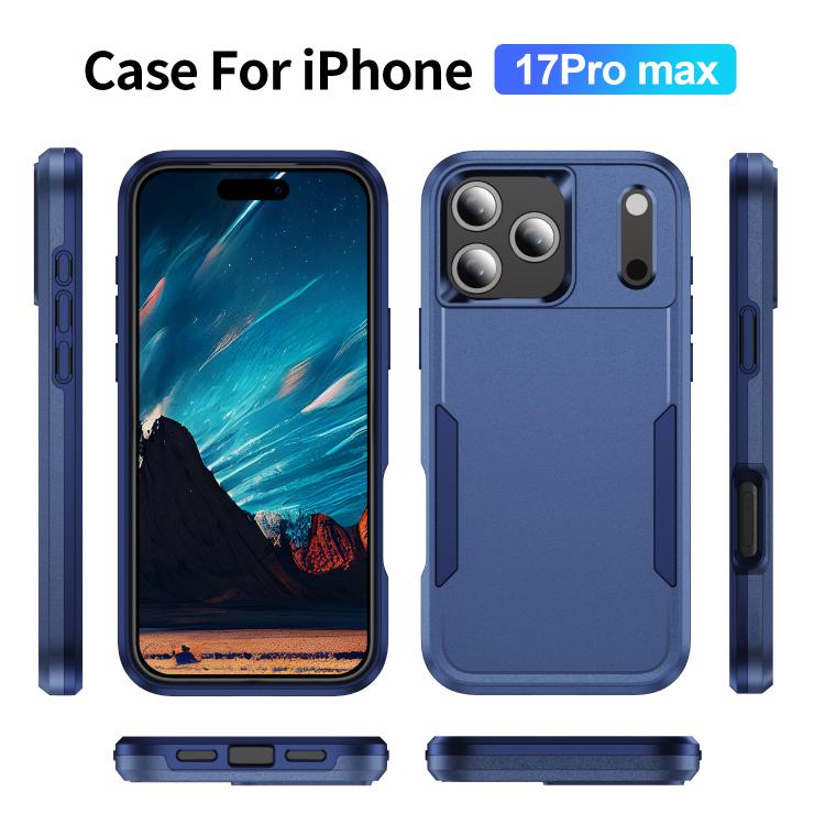 For iPhone 17 Pro Max Pioneer Armor Heavy Duty PC + TPU Phone Case