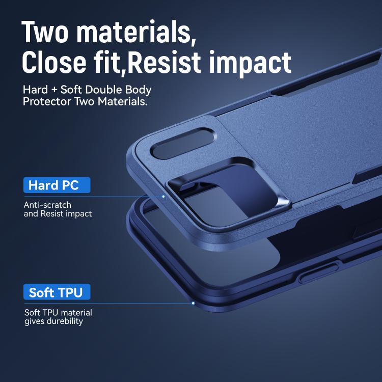 For iPhone 17 Pro Max Pioneer Armor Heavy Duty PC + TPU Phone Case