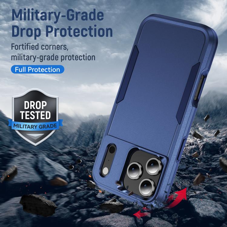 For iPhone 17 Pro Max Pioneer Armor Heavy Duty PC + TPU Phone Case