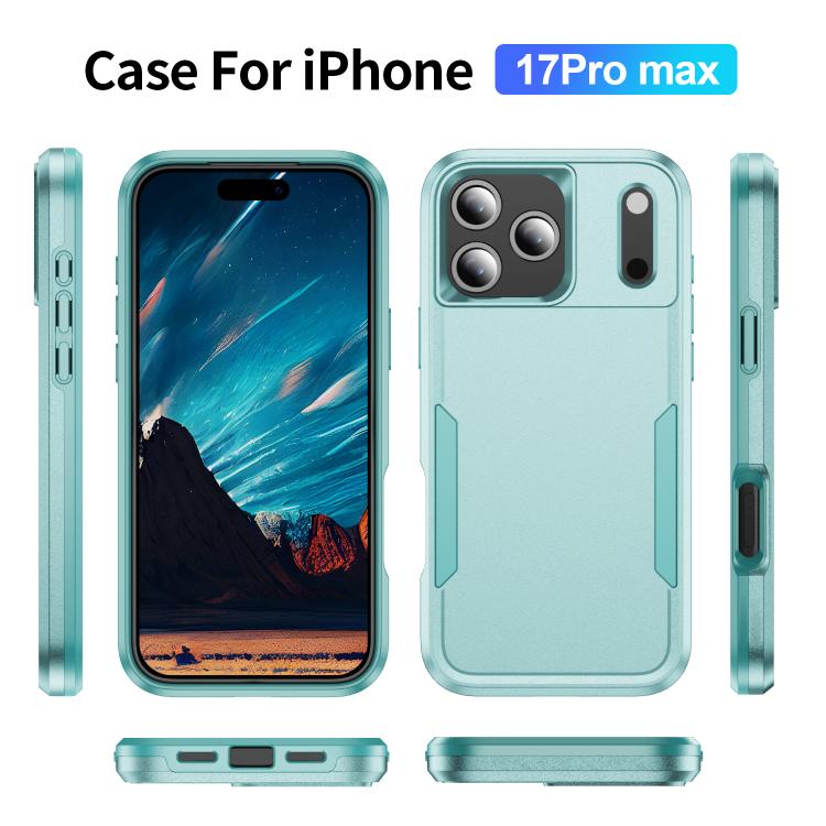 For iPhone 17 Pro Max Pioneer Armor Heavy Duty PC + TPU Phone Case