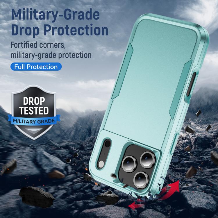 For iPhone 17 Pro Max Pioneer Armor Heavy Duty PC + TPU Phone Case