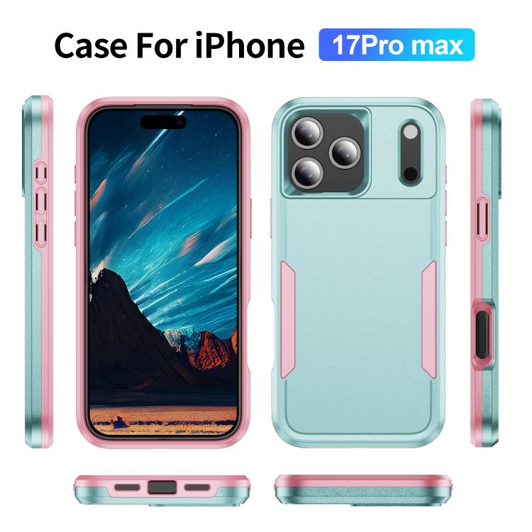 For iPhone 17 Pro Max Pioneer Armor Heavy Duty PC + TPU Phone Case
