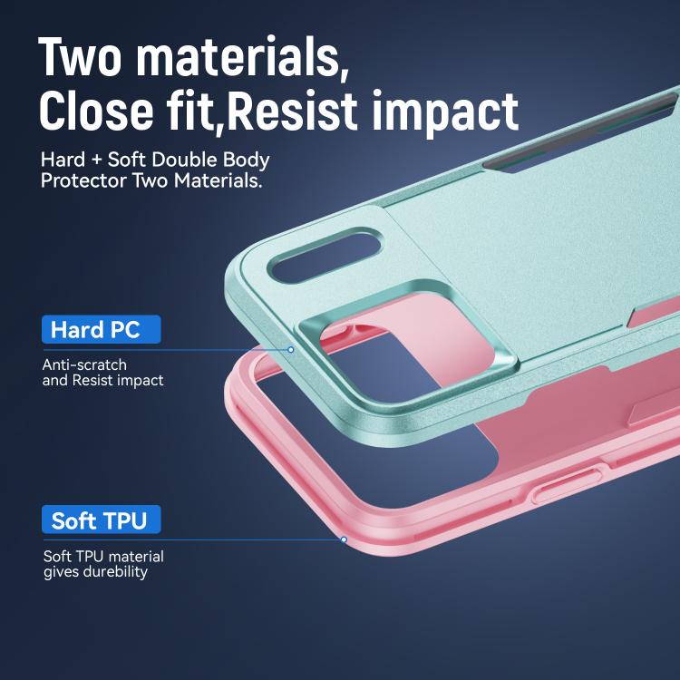 For iPhone 17 Pro Max Pioneer Armor Heavy Duty PC + TPU Phone Case