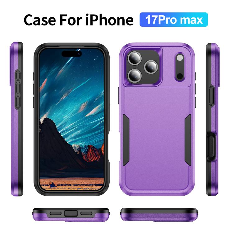 For iPhone 17 Pro Max Pioneer Armor Heavy Duty PC + TPU Phone Case