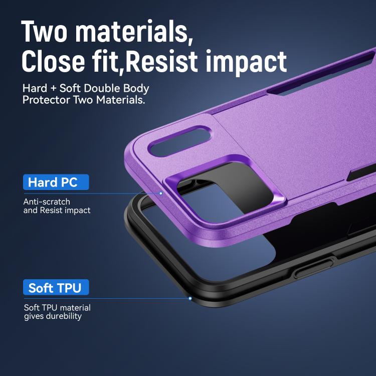 For iPhone 17 Pro Max Pioneer Armor Heavy Duty PC + TPU Phone Case