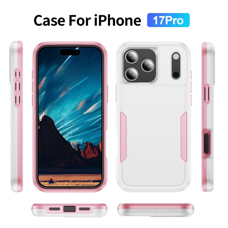 For iPhone 17 Pro Pioneer Armor Heavy Duty PC + TPU Phone Case