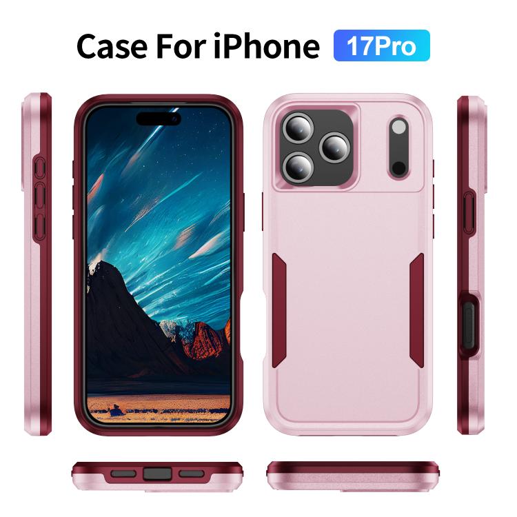 For iPhone 17 Pro Pioneer Armor Heavy Duty PC + TPU Phone Case