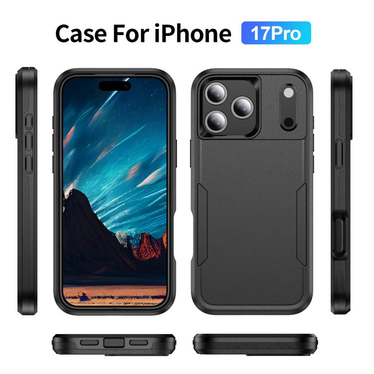 For iPhone 17 Pro Pioneer Armor Heavy Duty PC + TPU Phone Case