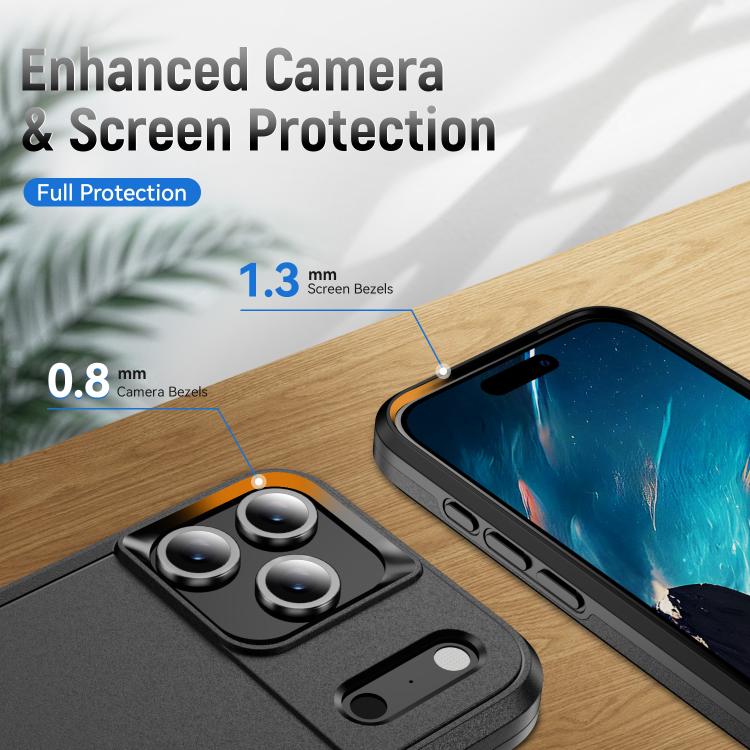 For iPhone 17 Pro Pioneer Armor Heavy Duty PC + TPU Phone Case