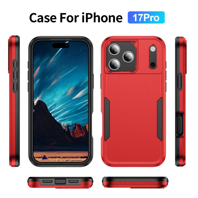 For iPhone 17 Pro Pioneer Armor Heavy Duty PC + TPU Phone Case