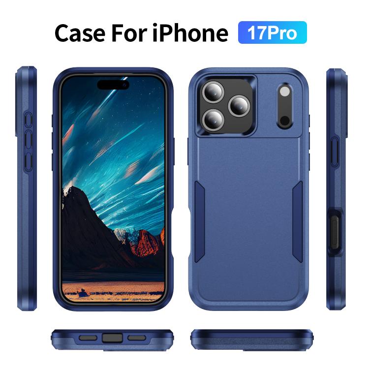 For iPhone 17 Pro Pioneer Armor Heavy Duty PC + TPU Phone Case