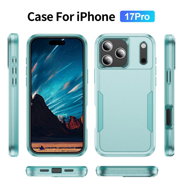 For iPhone 17 Pro Pioneer Armor Heavy Duty PC + TPU Phone Case