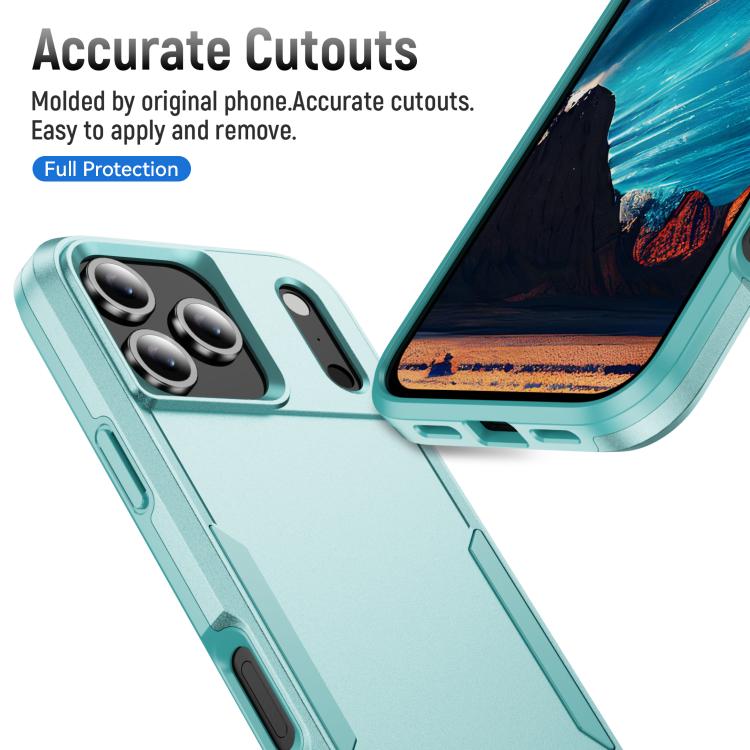 For iPhone 17 Pro Pioneer Armor Heavy Duty PC + TPU Phone Case