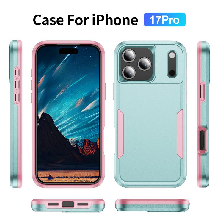 For iPhone 17 Pro Pioneer Armor Heavy Duty PC + TPU Phone Case