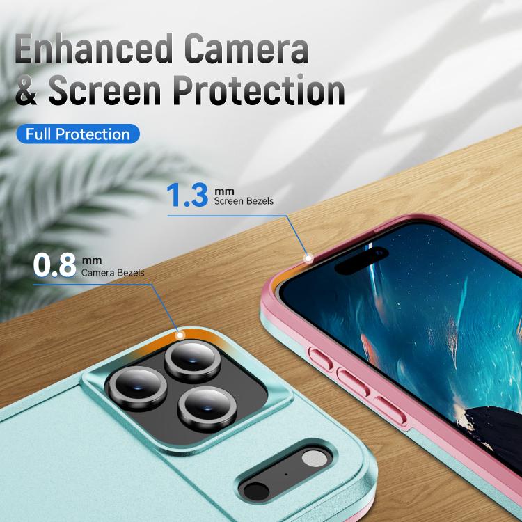 For iPhone 17 Pro Pioneer Armor Heavy Duty PC + TPU Phone Case
