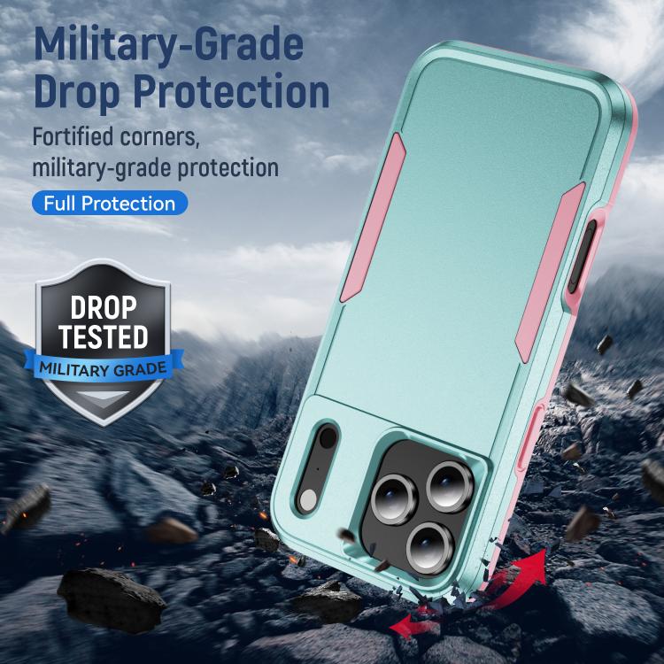 For iPhone 17 Pro Pioneer Armor Heavy Duty PC + TPU Phone Case