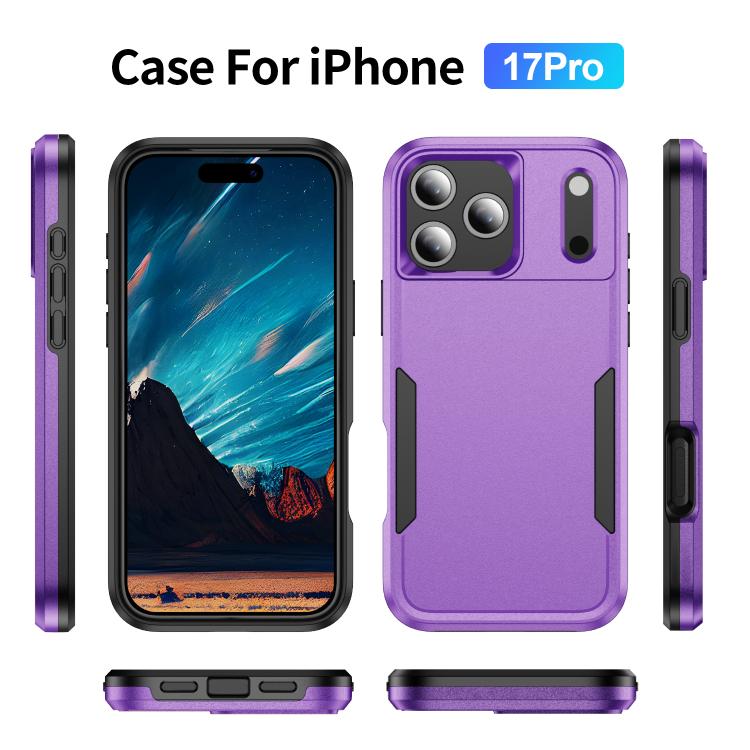For iPhone 17 Pro Pioneer Armor Heavy Duty PC + TPU Phone Case