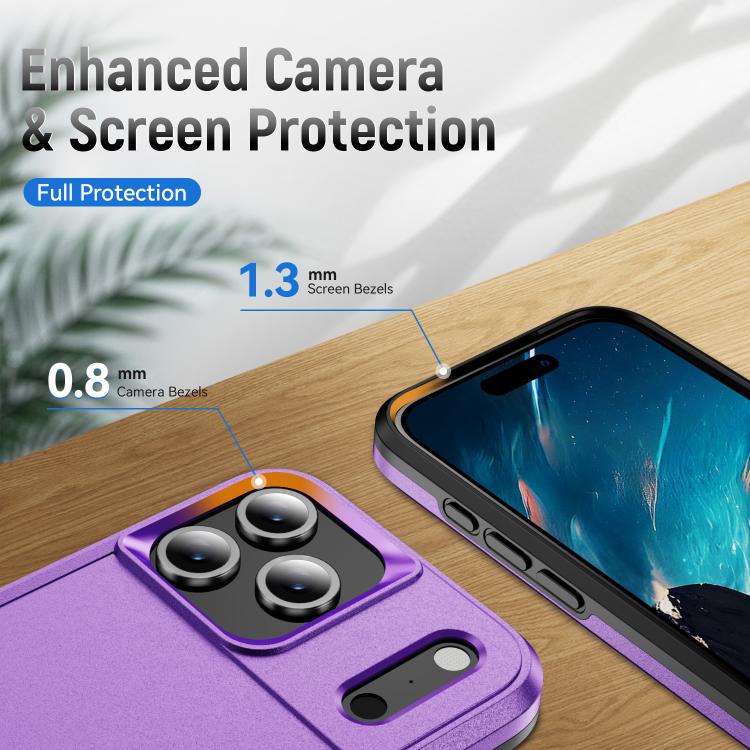 For iPhone 17 Pro Pioneer Armor Heavy Duty PC + TPU Phone Case