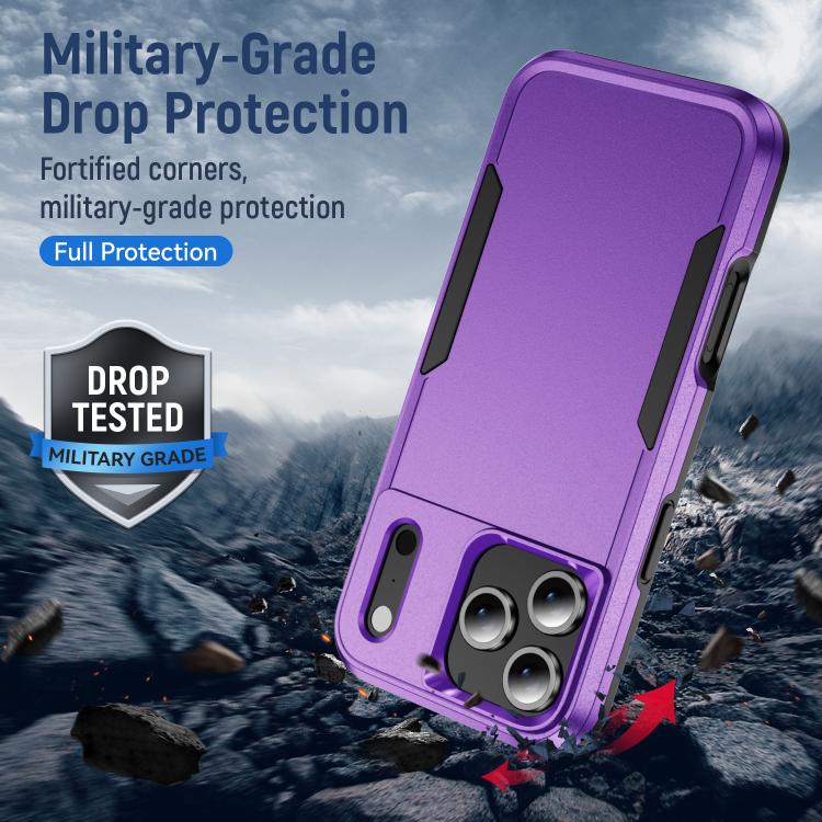 For iPhone 17 Pro Pioneer Armor Heavy Duty PC + TPU Phone Case