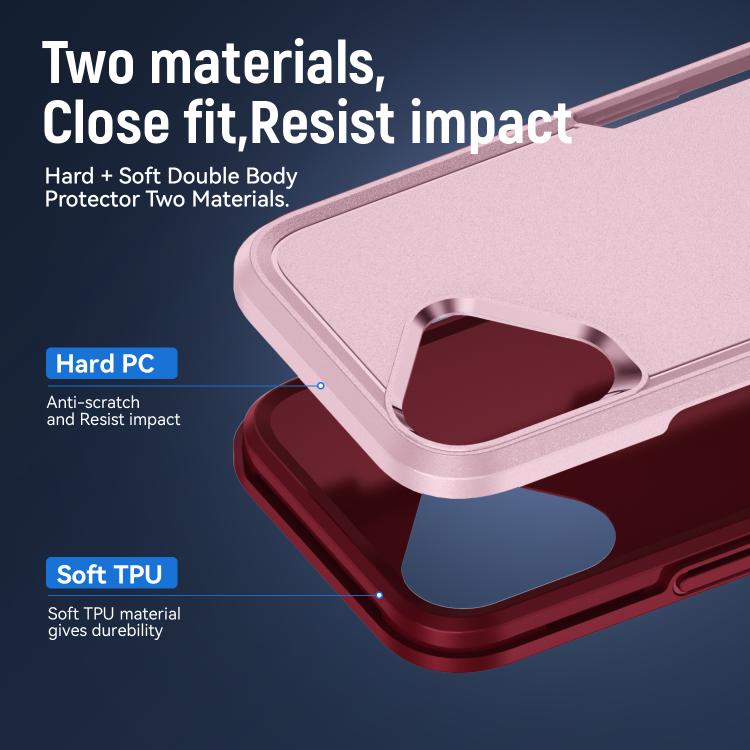 For iPhone 17 Pioneer Armor Heavy Duty PC + TPU Phone Case