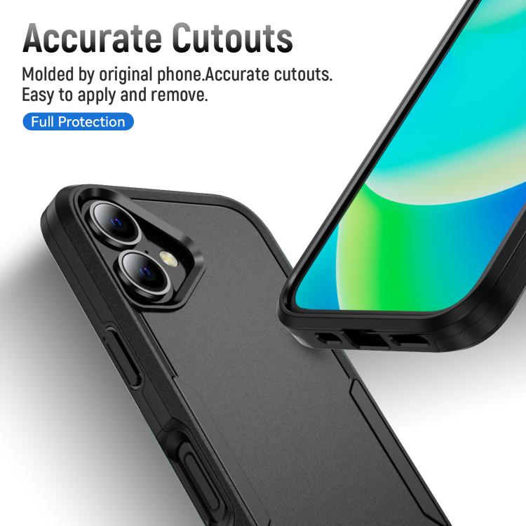 For iPhone 17 Pioneer Armor Heavy Duty PC + TPU Phone Case