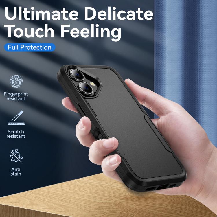 For iPhone 17 Pioneer Armor Heavy Duty PC + TPU Phone Case