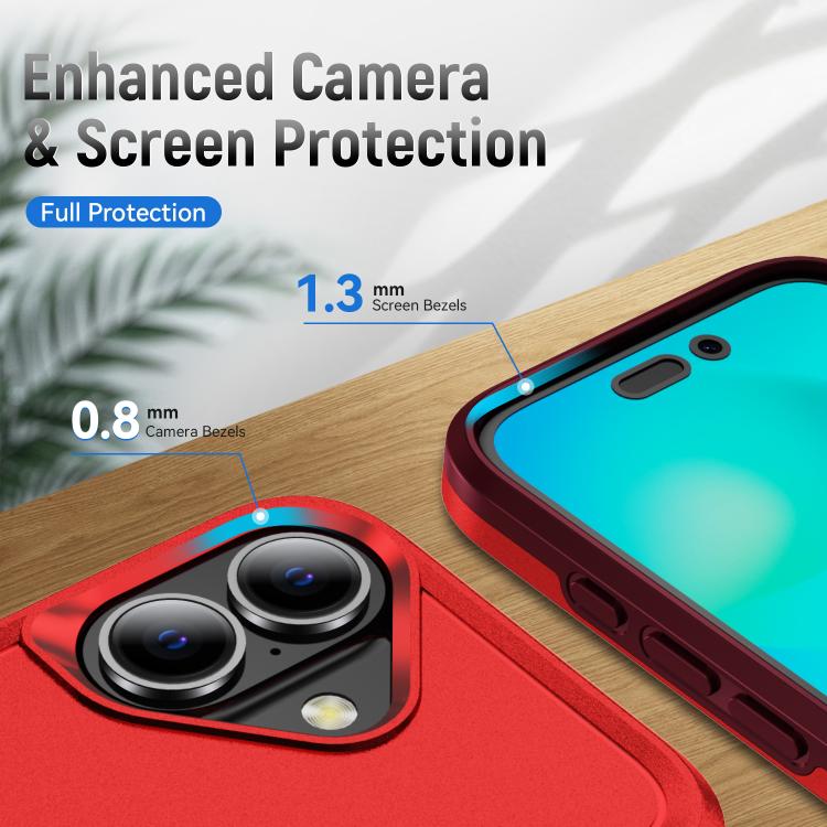For iPhone 17 Pioneer Armor Heavy Duty PC + TPU Phone Case