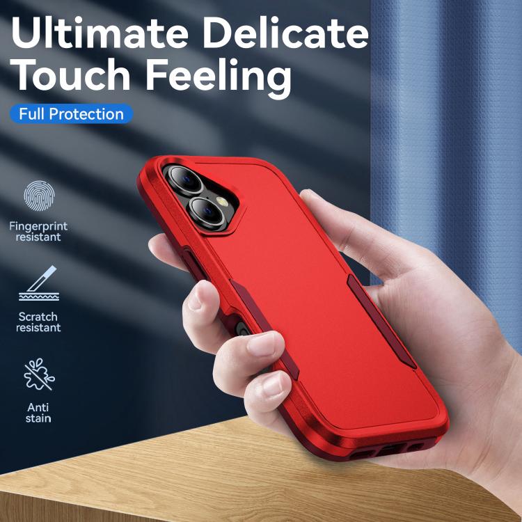 For iPhone 17 Pioneer Armor Heavy Duty PC + TPU Phone Case