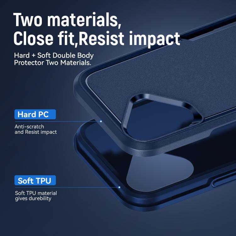 For iPhone 17 Pioneer Armor Heavy Duty PC + TPU Phone Case