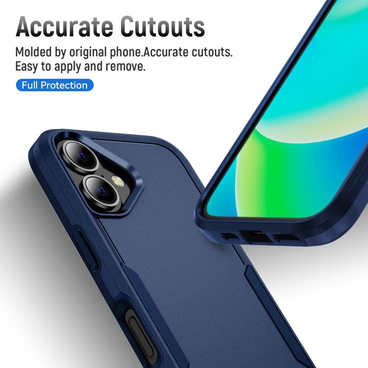 For iPhone 17 Pioneer Armor Heavy Duty PC + TPU Phone Case