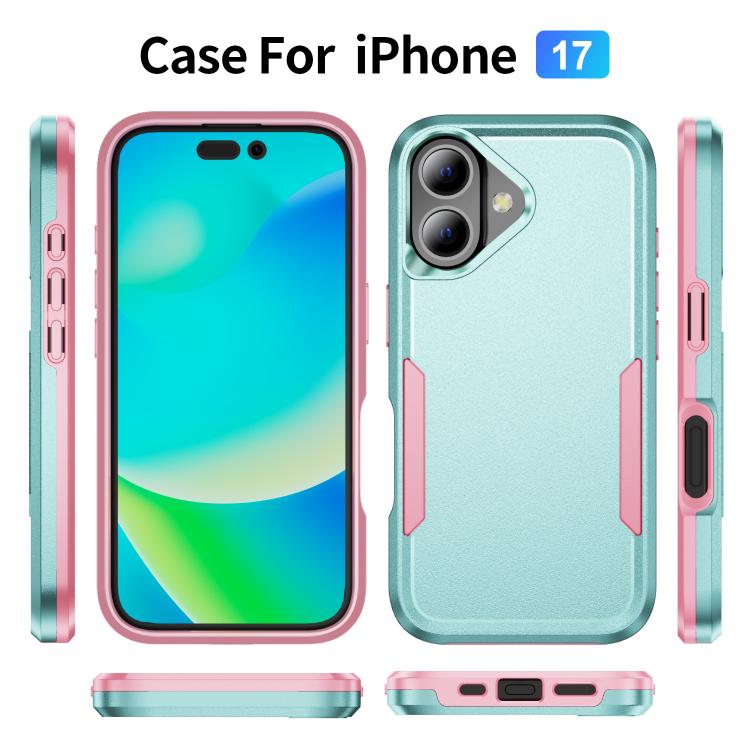 For iPhone 17 Pioneer Armor Heavy Duty PC + TPU Phone Case