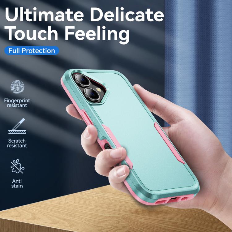 For iPhone 17 Pioneer Armor Heavy Duty PC + TPU Phone Case