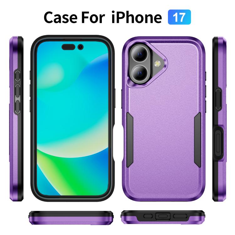For iPhone 17 Pioneer Armor Heavy Duty PC + TPU Phone Case