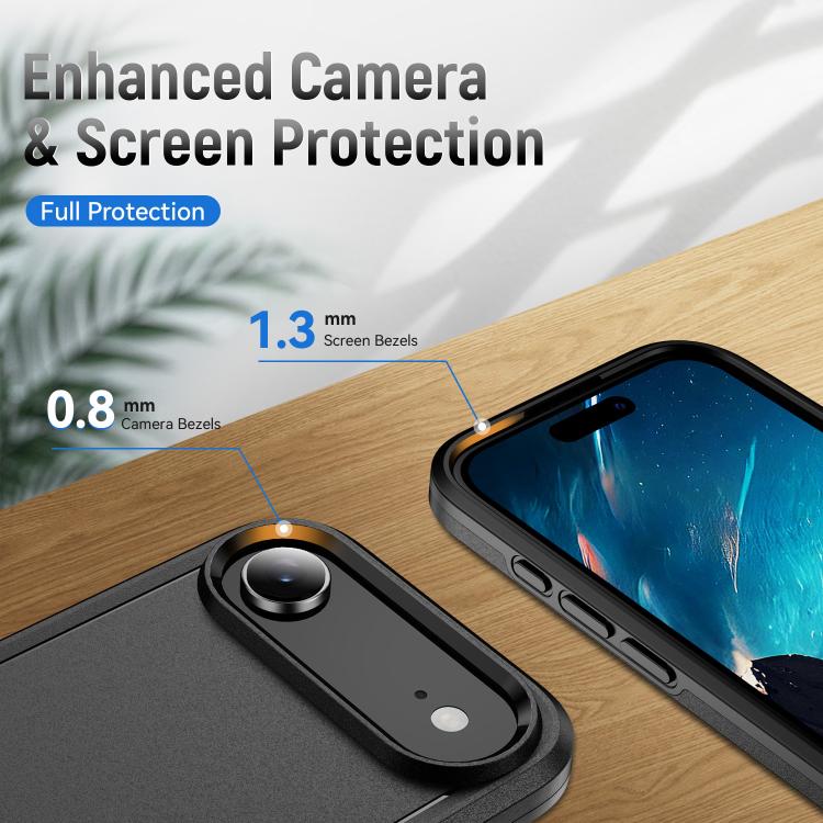 For iPhone Air Pioneer Armor Heavy Duty PC + TPU Phone Case