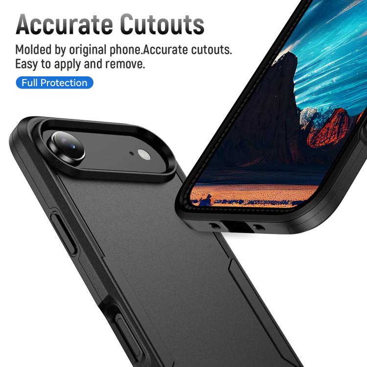 For iPhone Air Pioneer Armor Heavy Duty PC + TPU Phone Case