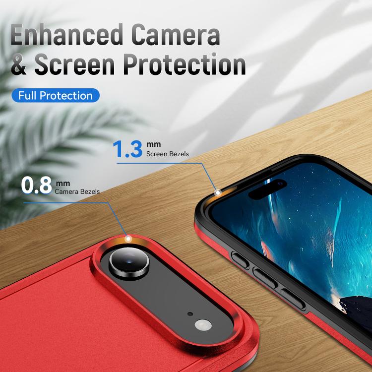 For iPhone Air Pioneer Armor Heavy Duty PC + TPU Phone Case