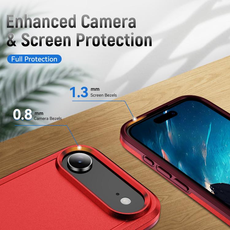 For iPhone Air Pioneer Armor Heavy Duty PC + TPU Phone Case