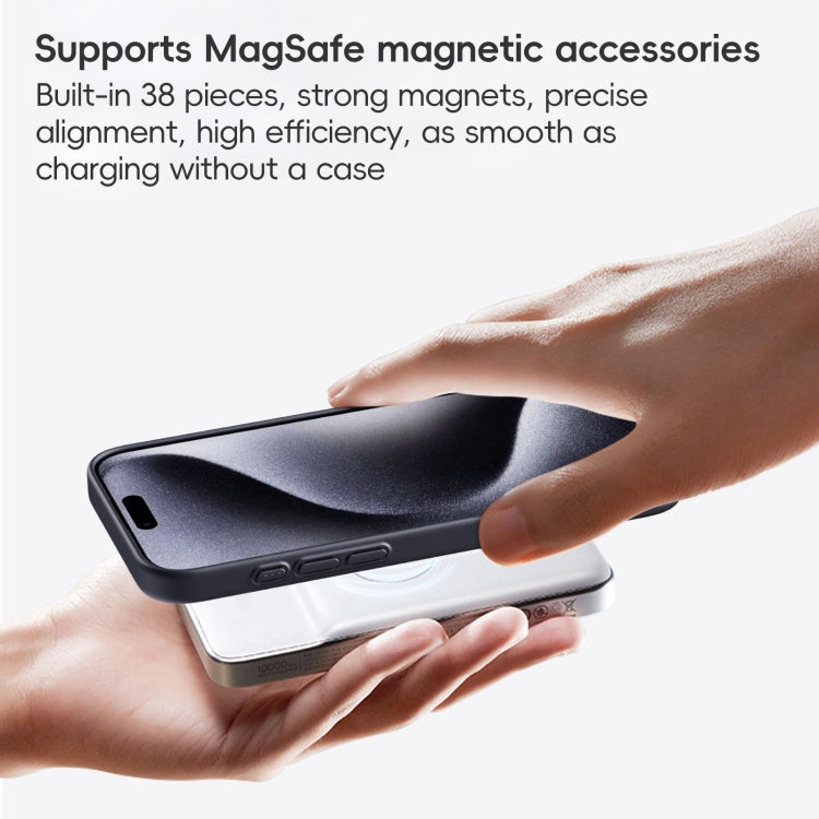 For iPhone 16 Pro Carbon Fiber Kevlar MagSafe Magnetic Phone Case - Black
